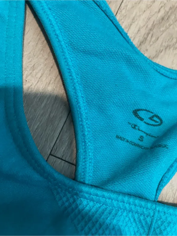 Champion Turquoise Racerback Sports Bra - Image 2
