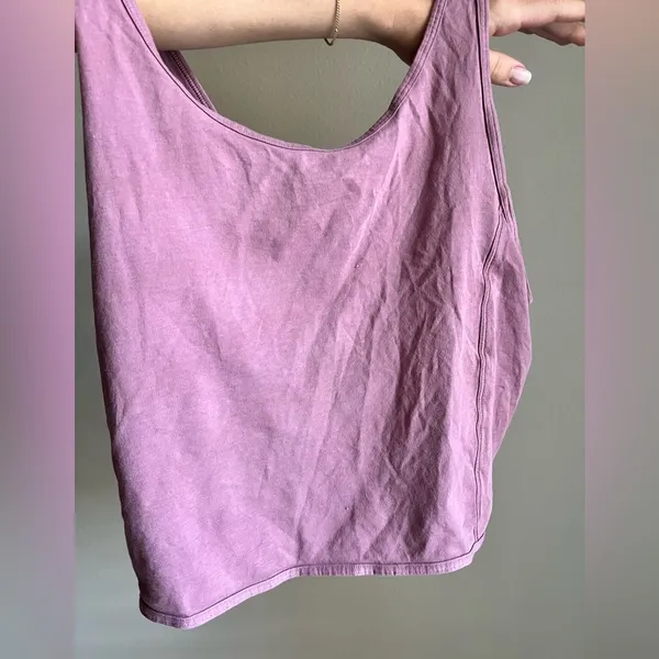 Lululemon Cropped Tie-Back Tank - Image 2