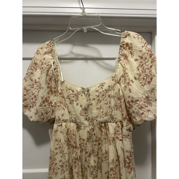 Altar'd State Women’s Small Babydoll Floral Dress Cottagecore Feminine Flirty - Image 6