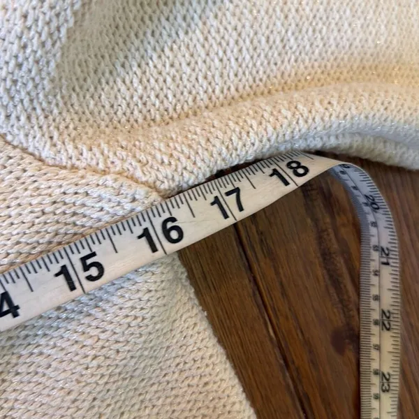 Maria Bellentani ladylike gold button cardigan sweater small - Image 7