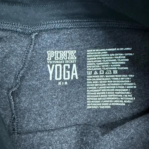 Victoria's Secret Black and Pink Track Pants with Stripe Design - Image 6