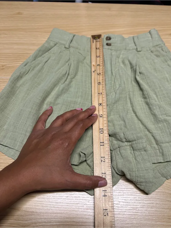 Billabong Tailor Made High Rise Shorts Avocado Green XS - Image 11