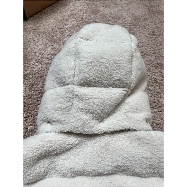 Lululemon Wunder Puff Cropped Vest Textured Fleece - Bone - Image 10