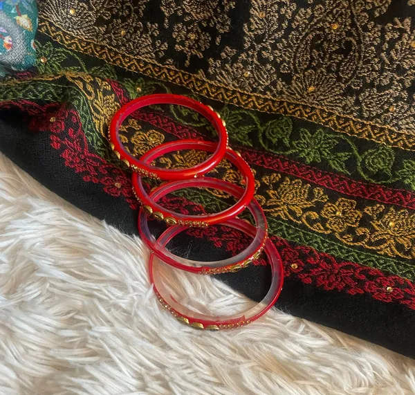 Traditional Red Bangles / Bracelets - Image 7