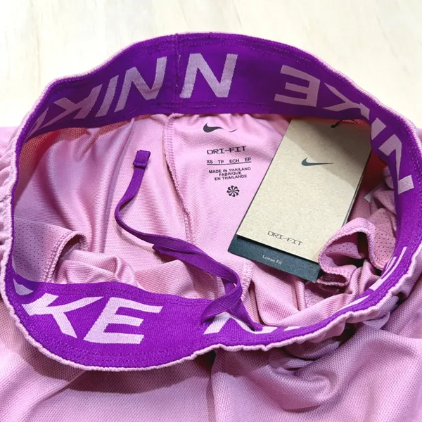 NEW Nike Attack Womens Size XS Dri-FIT Fitness Mid-Rise 5"‎ Unlined Shorts Pink - Image 7