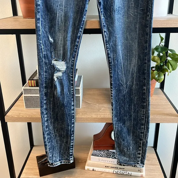 True Religion Halle Mid-Rise Super Skinny Jeans, 27 - Image 3