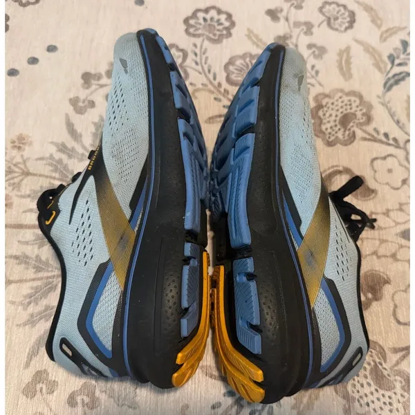 Brooks Ghost 15 Women's Running Shoes Size 5.5 Light Blue / Gold Neutral - Image 8