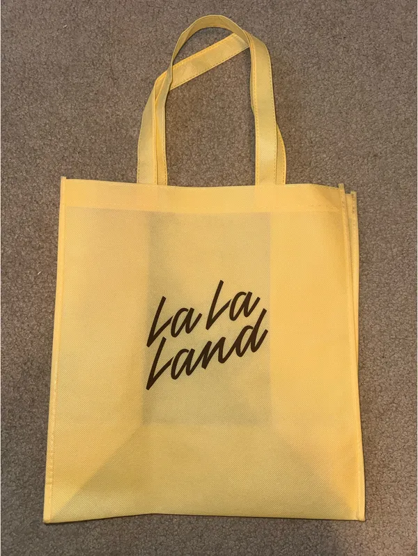 Yellow la la land coffee tote bag - Image 2