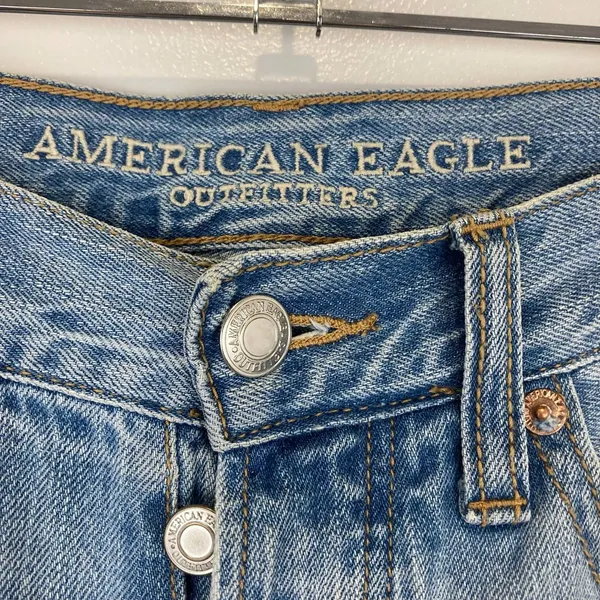 American Eagle Distressed Vintage Hi-Rise Skinny Jeans Size 4 X-Long - Image 5