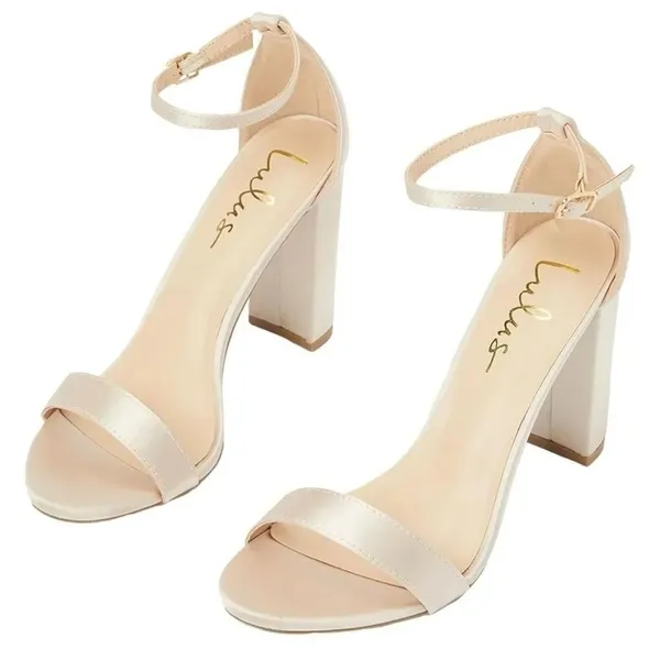 ✨Lulus Women's Taylor Ankle Strap Off White Sz 8 Heels✨ - Image 2