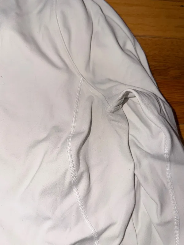 lululemon athletica White Long Sleeve Scoop Neck Top - Image 2