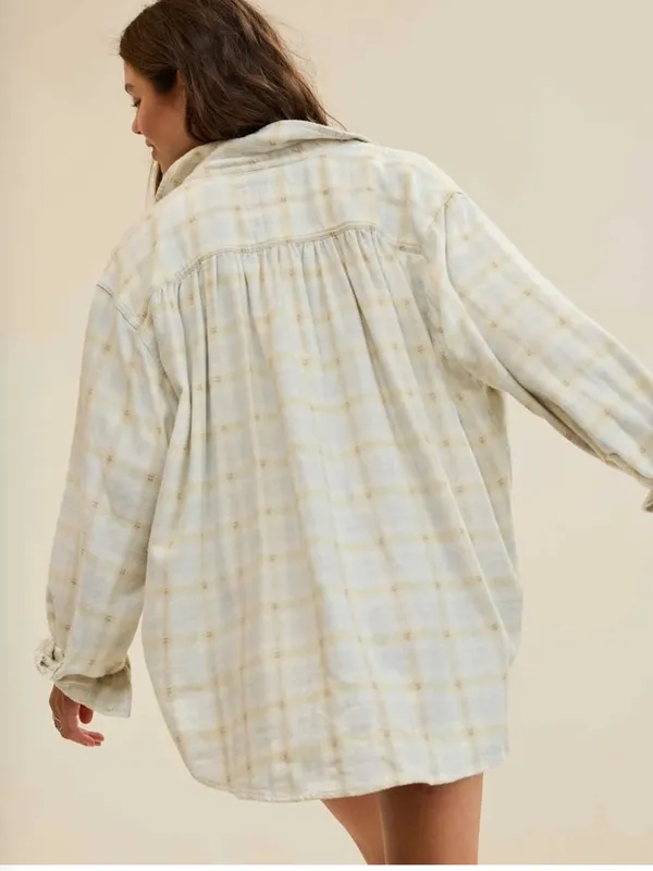 aerie oversized flannel - Image 2