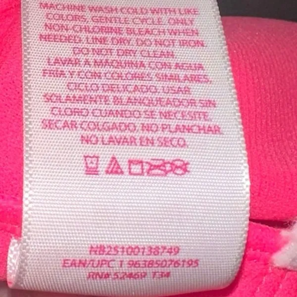 No‎ Boundaries Neon Pink One Piece Swimsuit Medium NWT Halter Monokini - Image 4