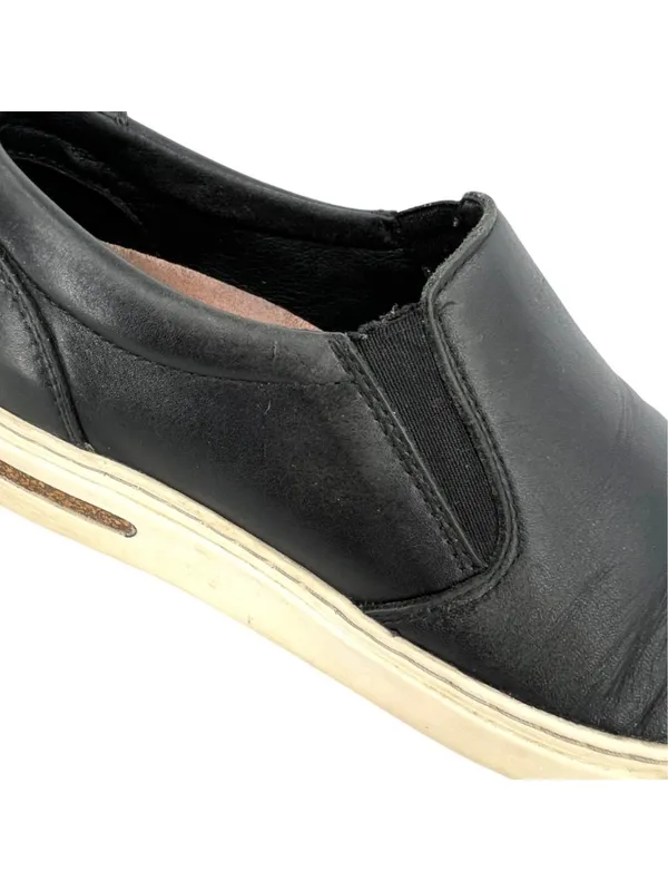 Birkenstock Oswego Black Leather Slip-On Shoes Smart Casual Size 38 EU 7-7.5 US - Image 15