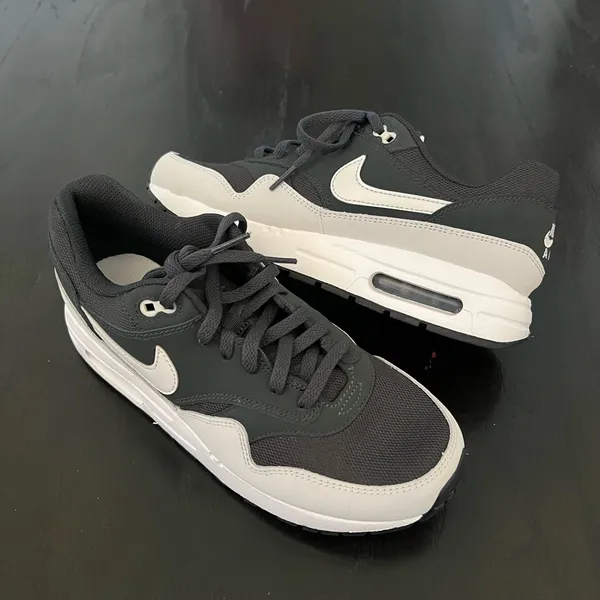 New NIKE Air Max 1 GS 'Off Noir White' - Image 3