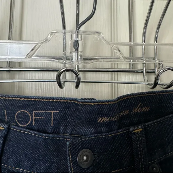 LOFT Size 4 Modern Slim Casual Straight Jeans Normcore Smart Casual Minimalist - Image 4