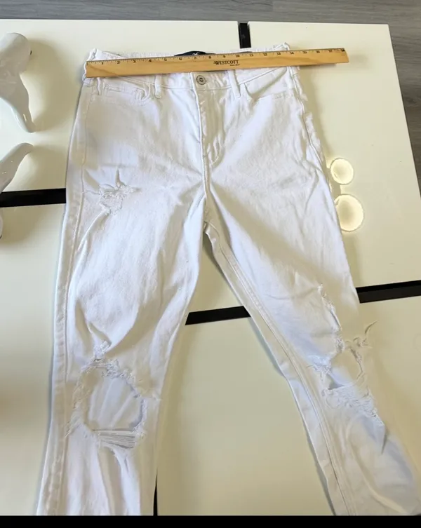 🌟 hollister high-rise super skinny crop jeans (size 7r / 28) - Image 5