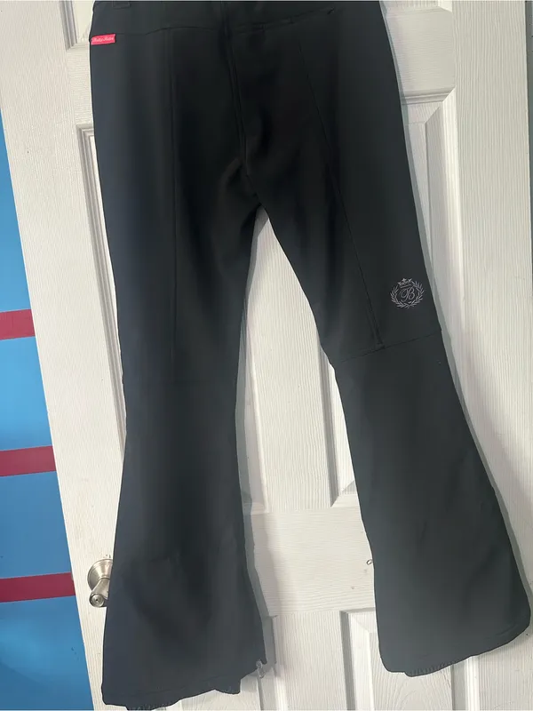 Betty Rides Black Flared Ski/Snowboard Pants - Image 6