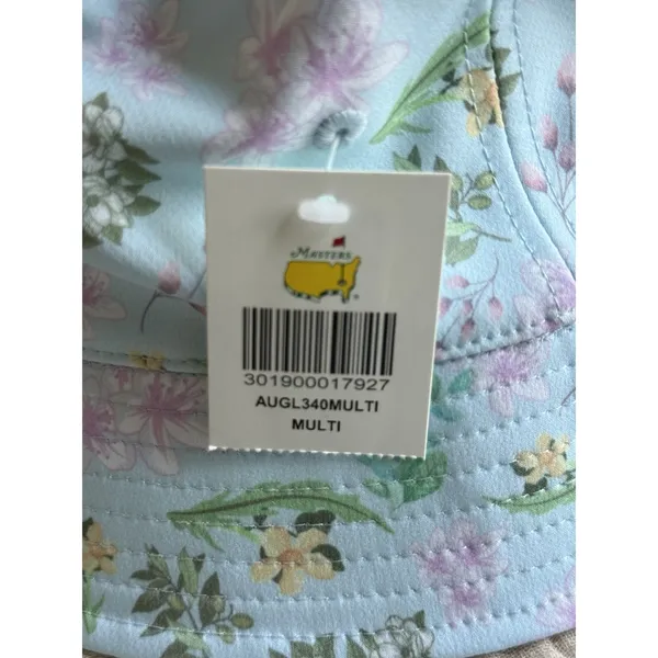 Masters Tournament 2026 Reversible Floral Print / White Logo Bucket Hat NWT - Image 3