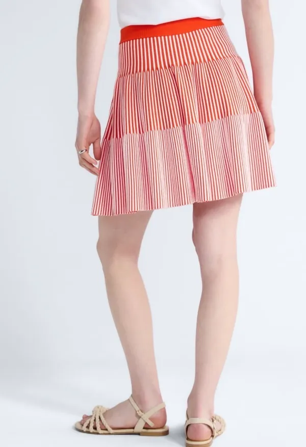 Free Assembly Ribbed stitch tiered mini skirt - Image 3