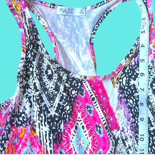 Hippie Chic Colorful Summer Maxi Dress S/M - Image 3