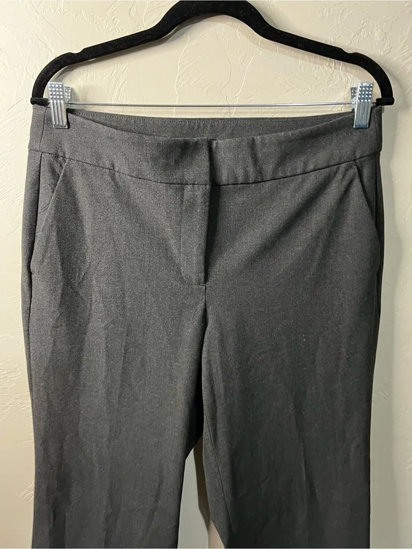 J.Crew Mercantile The Perfect Gray Career Work Pants Straight Leg Slacks - Image 3