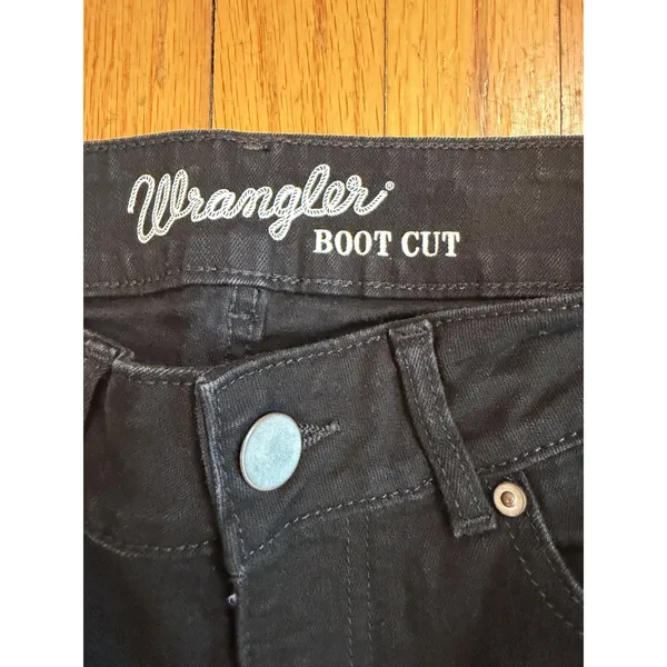 Wrangler WOMENS Jeans Boot Cut Stretch Denim 5 Pocket 7X30 - Image 2