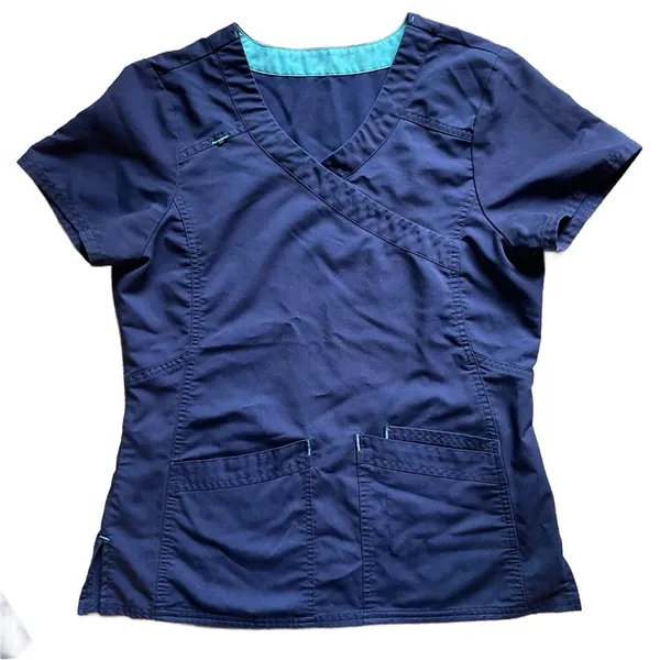 Scrub Star Navy Blue Scrub Set Small - Image 3