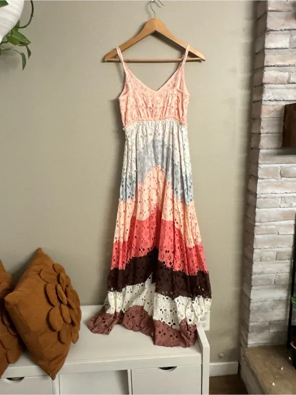 ANTHRO | RAGA Eyelet‎ Maxi Dress - Image 5