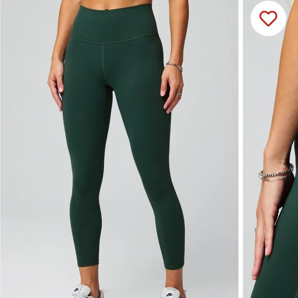 Fabletics small green define powerhold high waisted 7/8 leggings - Image 8