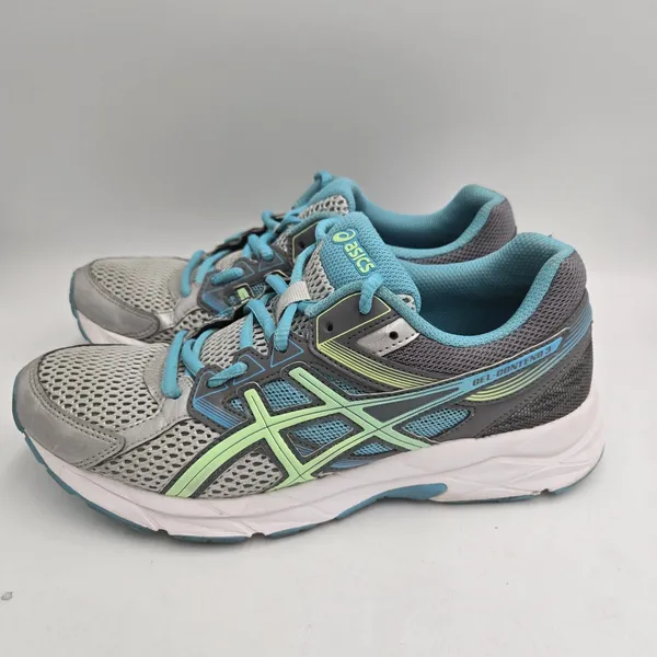 Asics Women Gel Contend 3 T5F9N Lace Up Blue Gray Running Shoes Size 7 Athletic - Image 4