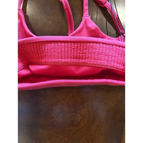 Girlfriend Collective‎ Red Juliet Strappy Criss Cross Back Sports Bra XXS - Image 8