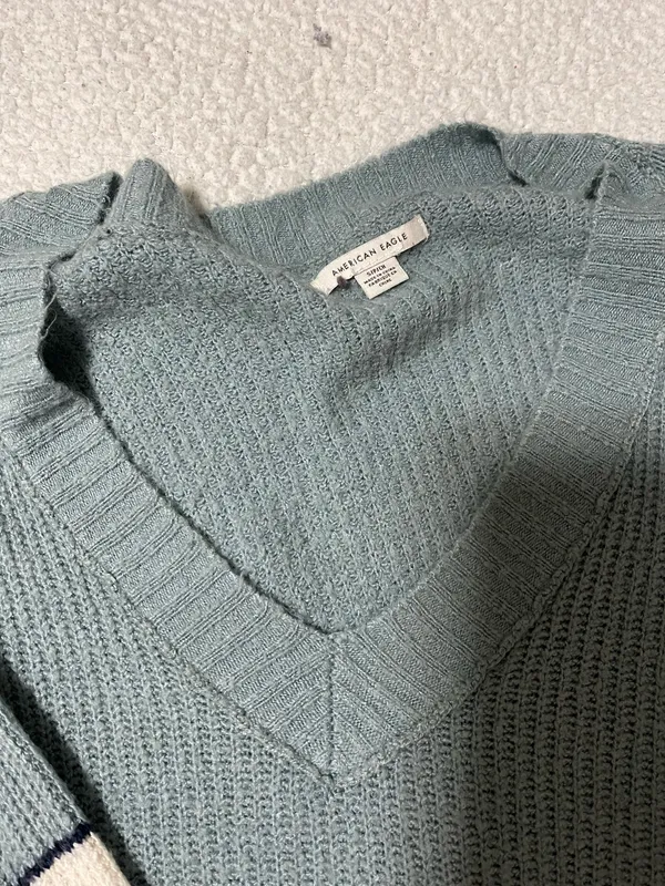 Blue American Eagle Sweater - Image 3