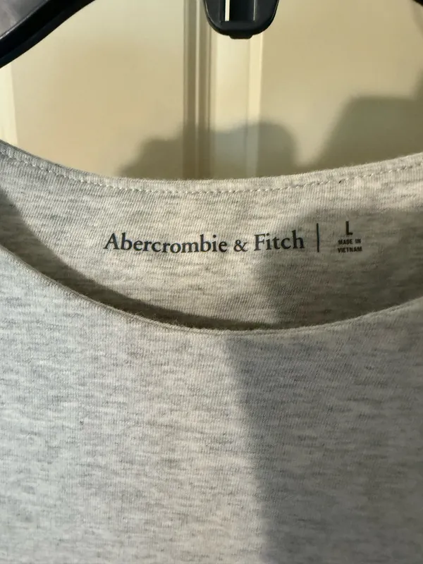 Abercrombie Cotton Bodysuit Short Sleeve Gray - Image 3