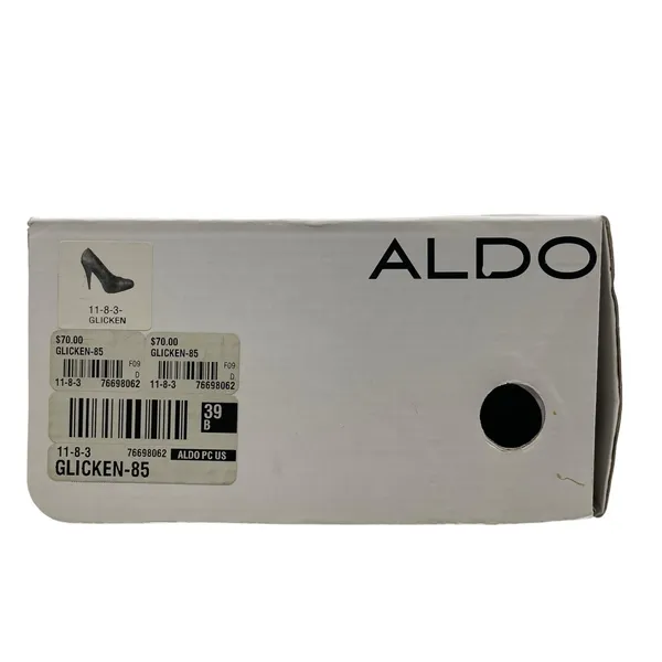 Aldo Glicken Sequins Glitter Pumps Metallic Gold Silver Size 39 - Image 11