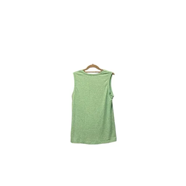 Light Green Loose Fit Tank Top Size M Sleeveless Casual - Image 2