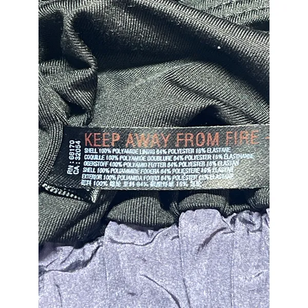 Free People Way Home Purple High Rise Smocked Wide Activewear Sports Shorts Sz L - Image 4