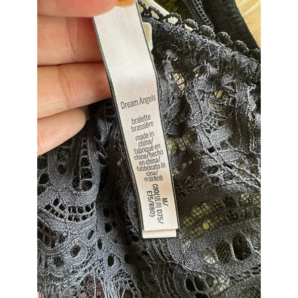 NWOT Victoria's Secret Dream Angels Convertible Lace Bralette Sexy Crop Top M - Image 5
