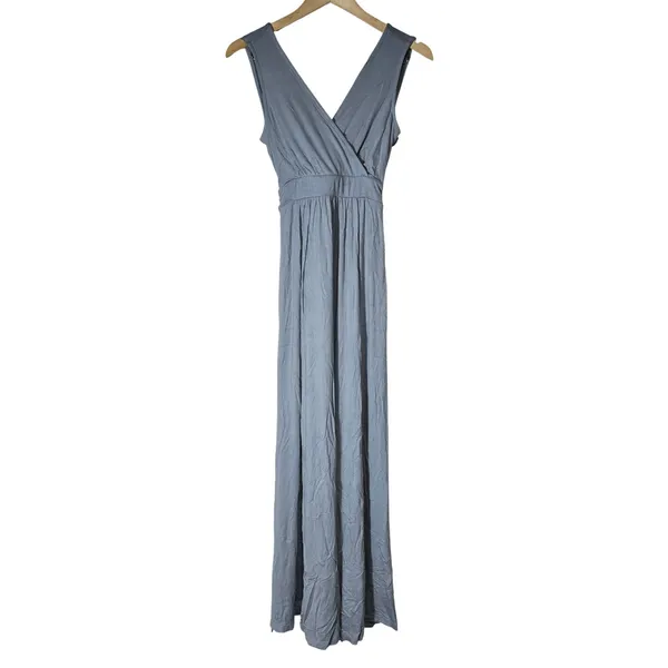 Lulus Dusty Mint Boho Sleeveless Maxi Dress Tie Waist 44552 XS New - Image 2