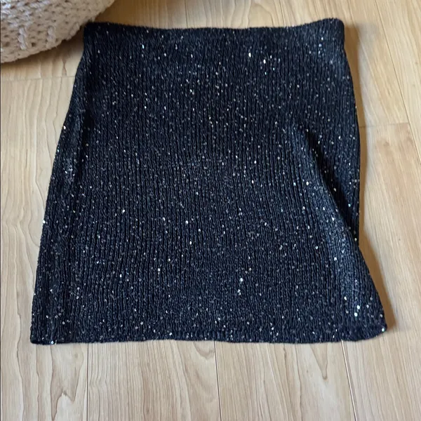 White Fox Boutique My Little Secret Sequin Skirt - Image 4