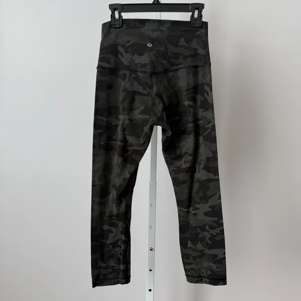 Lululemon sz 4 Align High Rise Leggings 21 Camo Heritage 365‎ Deep Coal Multi - Image 6