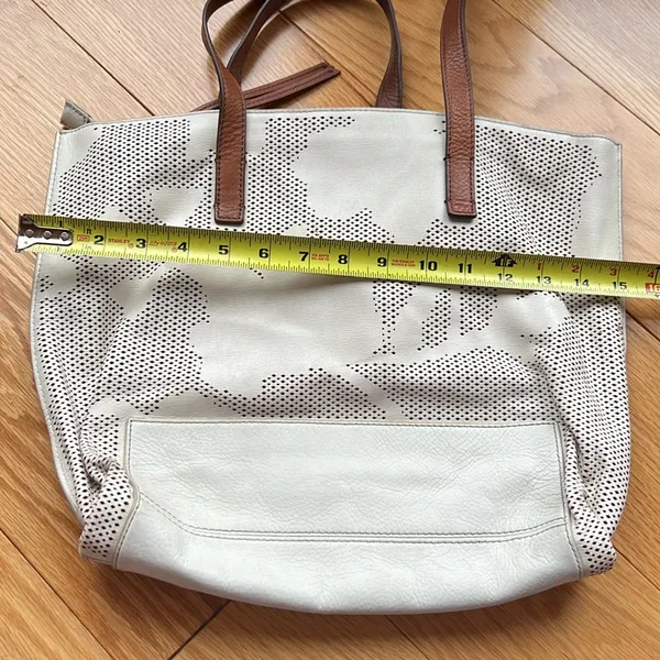 Fossil hand painter floral bag - Image 10
