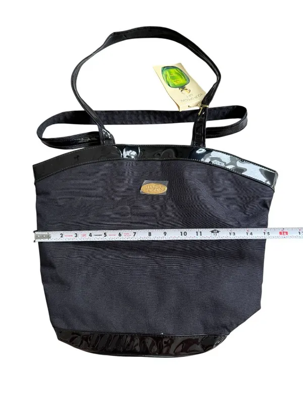 CHRISTIAN DIOR Vintage Tendre Poison Black Tote Bag NEW NWT - Image 4