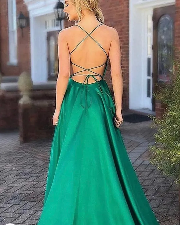 Dusty Blue Prom Dress Size 2 - Image 2