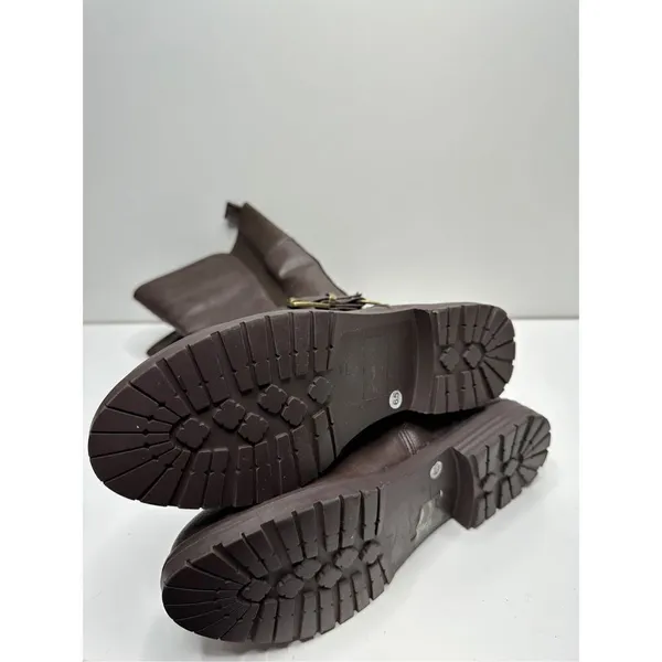G.C Shoes Aston Brown Riding‎ Boots With Buckle Detail Size 6.5 New - Image 8