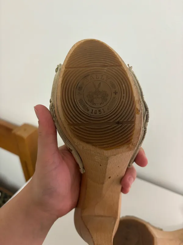bally wood heels Tan Size 8 - Image 4