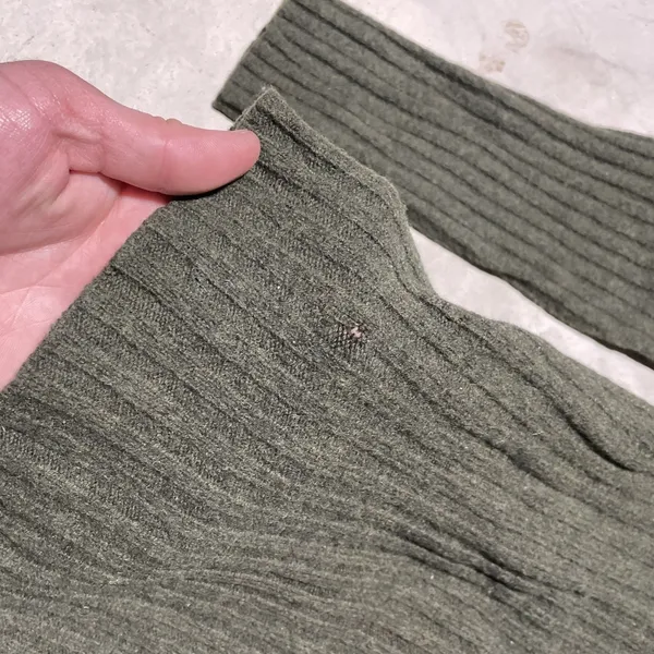 Abercrombie Fitch Women's SZ L VTG Wool Fair Isle Sweater Hong Kong Military AF - Image 8