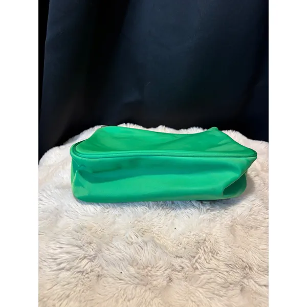 Kate Spade New York Green Nylon Shoulder Bag Small Top Zip Handbag - Image 8