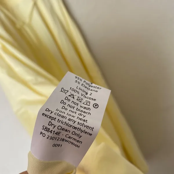 HOUSE‎ OF CB 'Carmen' Buttercup Bustier Sundress yellow NWOT size XS - Image 12
