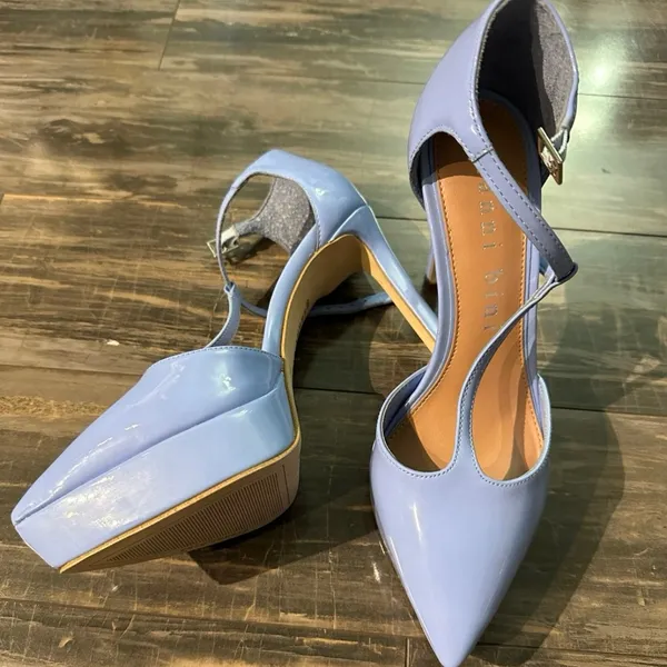 Gianni Bini Women Platform Pumps high heels Blue 7m‎ - Image 2